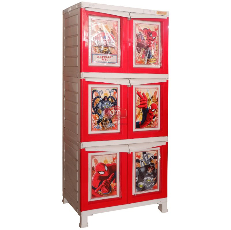 Jual Lemari  Plastik  BCBC 163 Spiderman DM Mebel Jogja