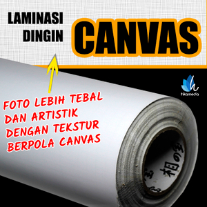LAMINASI DINGIN CANVAS 1 ROL 31 cm X 45 meter