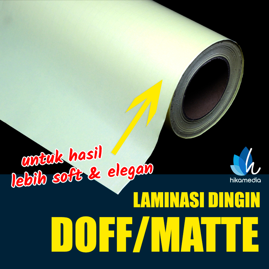  Bahan  Laminasi Dingin  DOFF 1 ROL 31cm x 45 meter 