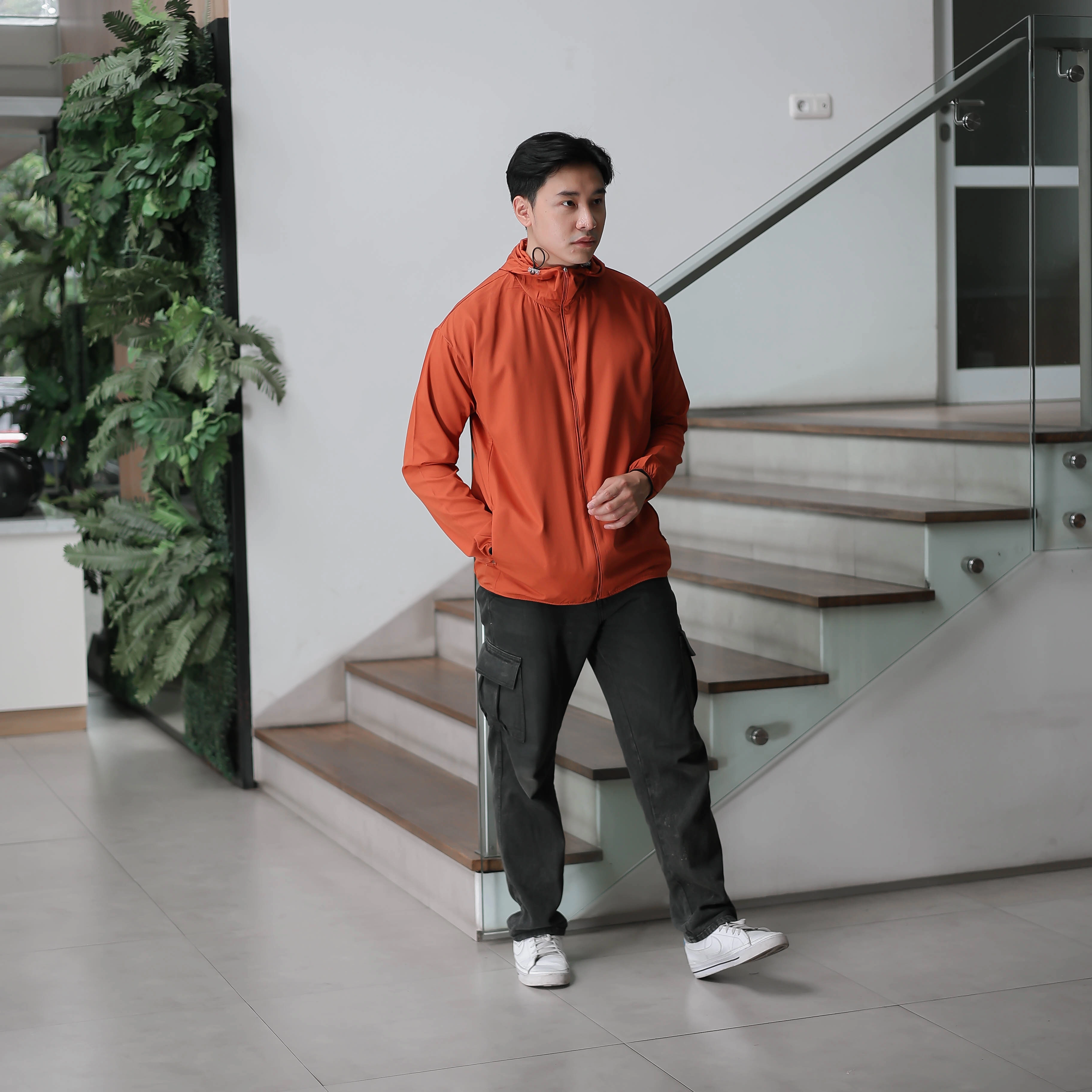 Troveast Cozy Daily Jacket Pocket Series Terracotta