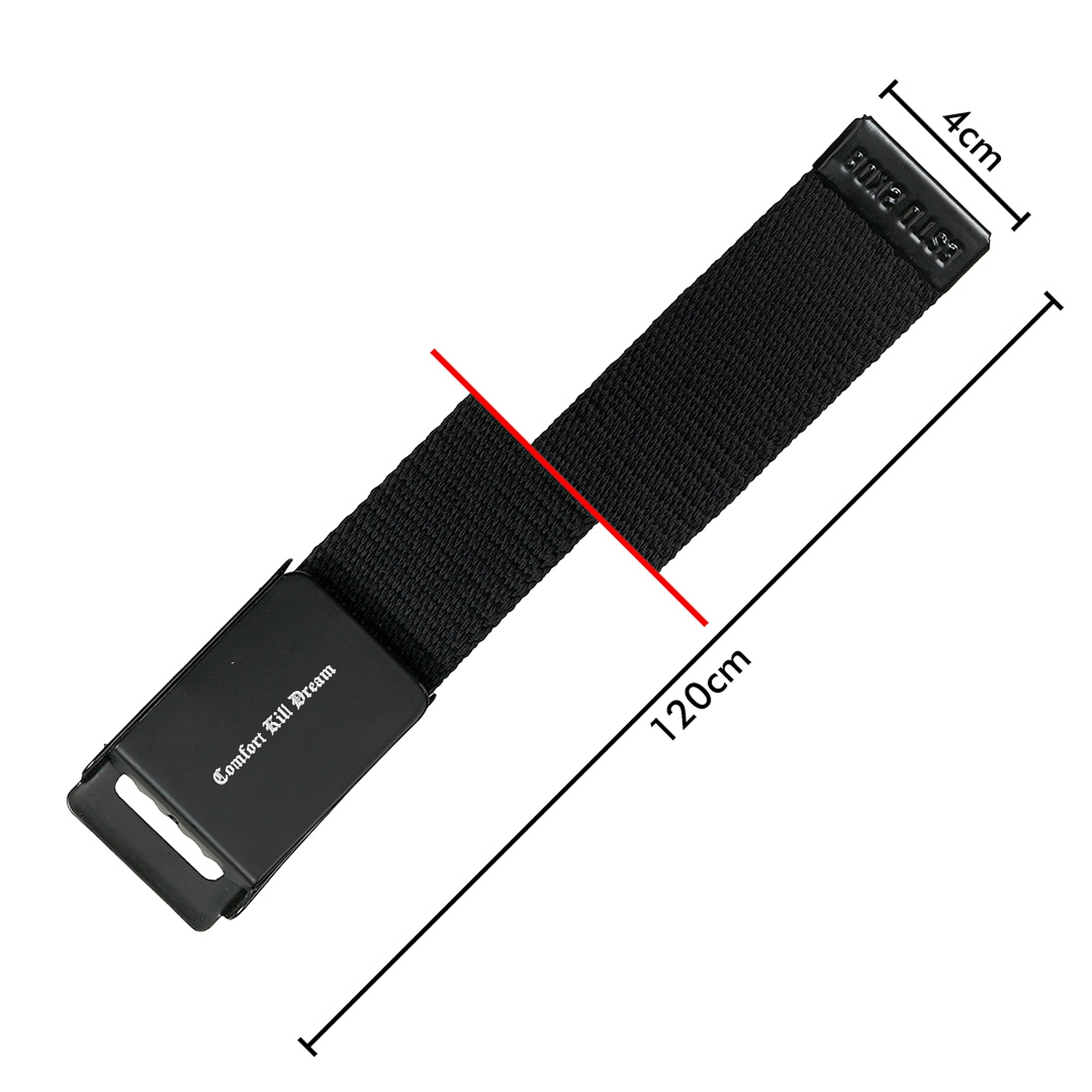 Ikat Pinggang Kanvas Webing Distro Original Langky Belt UDPR COMFERTO Hitam Putih Abu