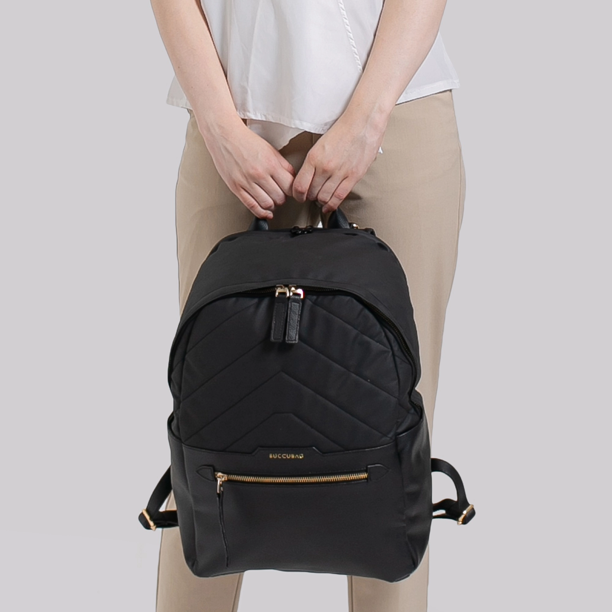 Buccubag Tas Perlengkapan Bayi Medium Ransel diaperbag blackquido