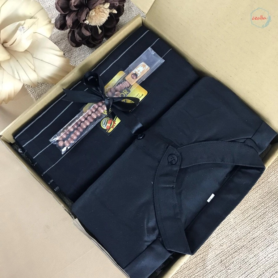 Hampers Gift Box Cowok Cakep Baju Koko + Sarung Kado Cowok Kado Ulang Tahun Wisuda Anniversary