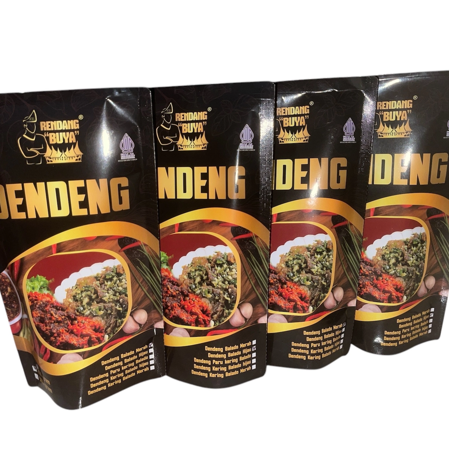 Rendang Buya - Dendeng Balado Merah 1000 gr  siap Saji Halal Asli Padang