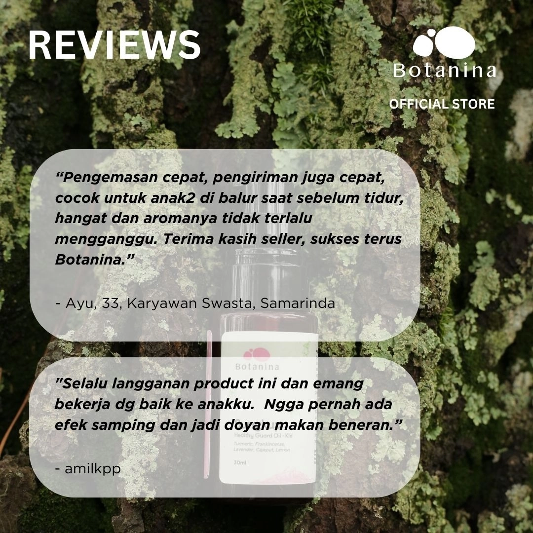 Botanina Sungkup Baby & Kid Comforting Oil | Baby Oil Minyak Telon Pijat Anak