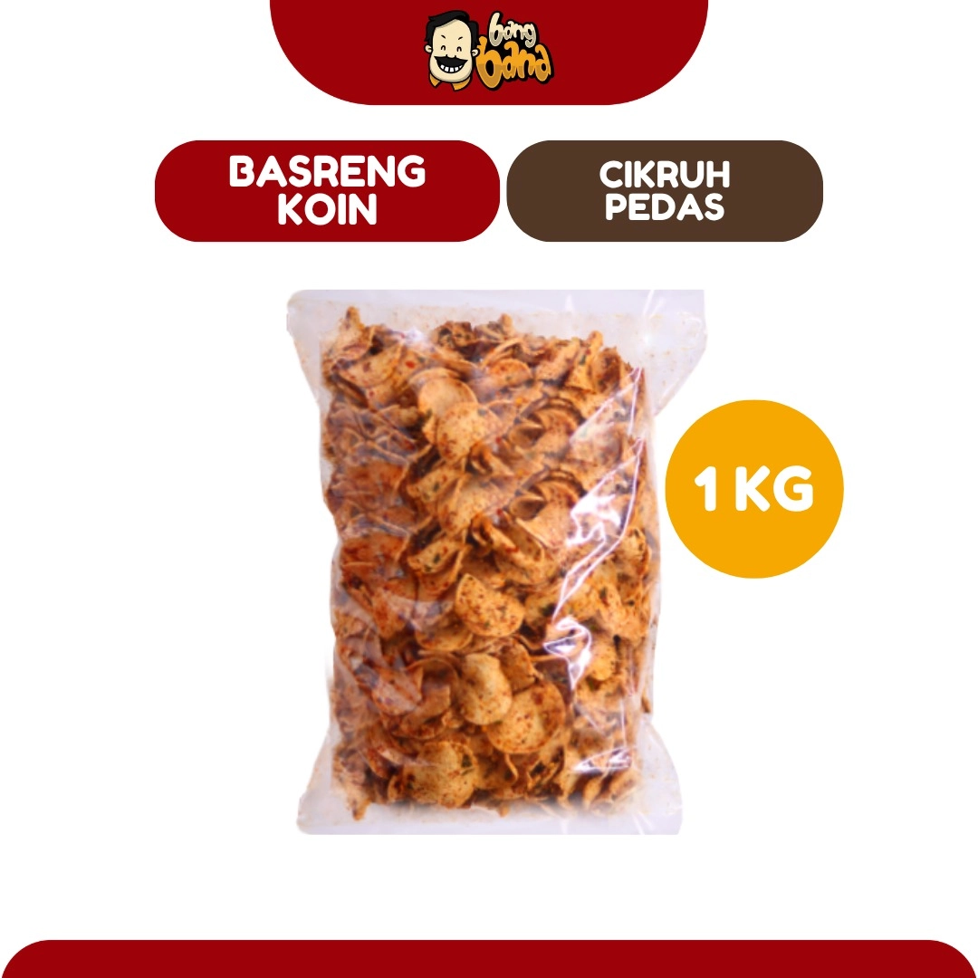 Basreng Koin Pedas 1kg