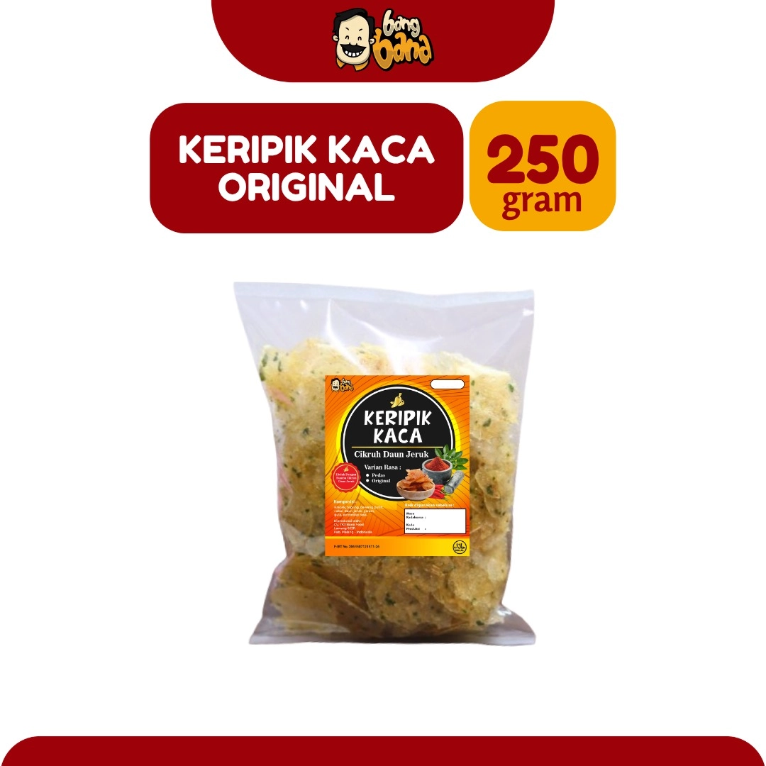 Keripik Kaca Original 250gr
