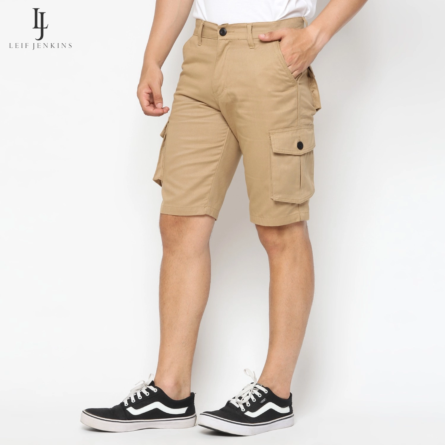 Khaki Short Cargo Pants