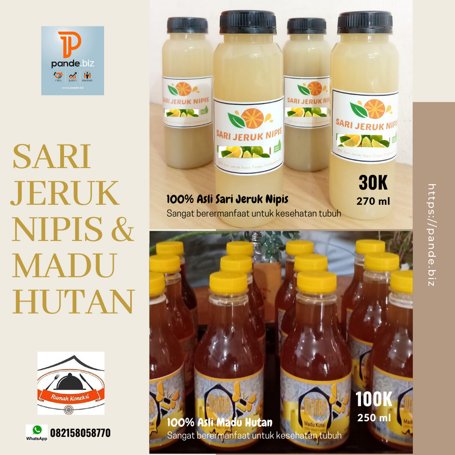 Sari Jeruk Nipis & Madu Hutan