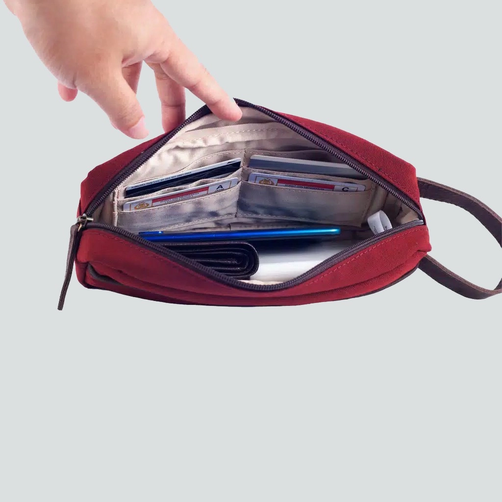 Rakia Pouch Maroon