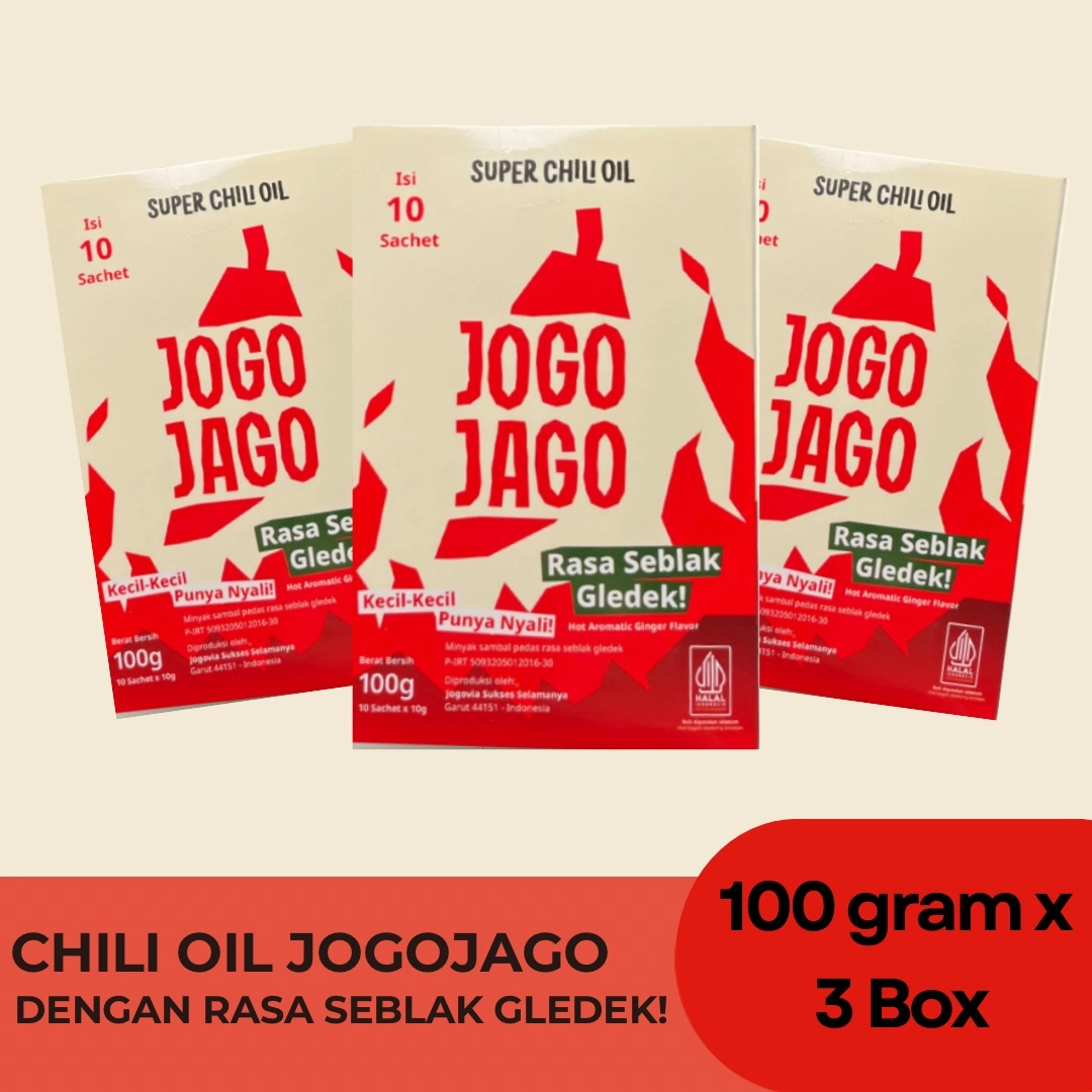 Bundling 3 Super Chili Oil Jogo Jago Rasa Seblak Gledek