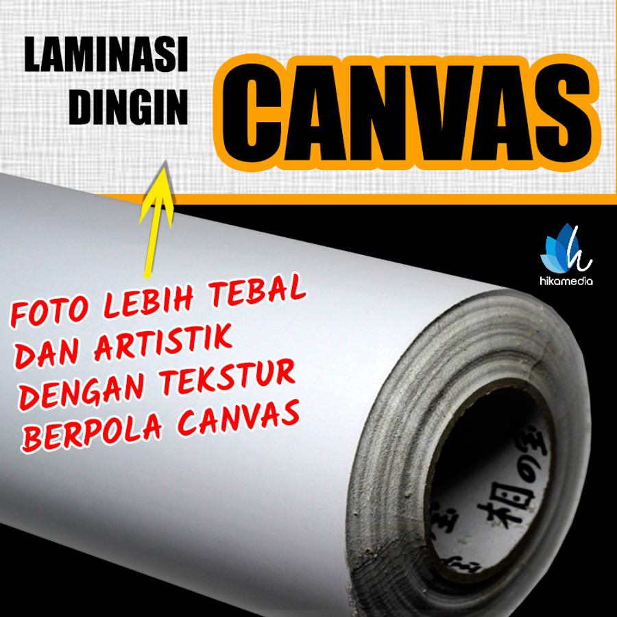  LAMINASI  DINGIN CANVAS 1 ROL 31 cm X 45 meter