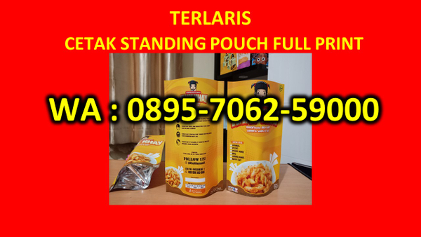 Wa 0895 7062 59000 Harga  Cetak Standing  Pouch  Full Print 