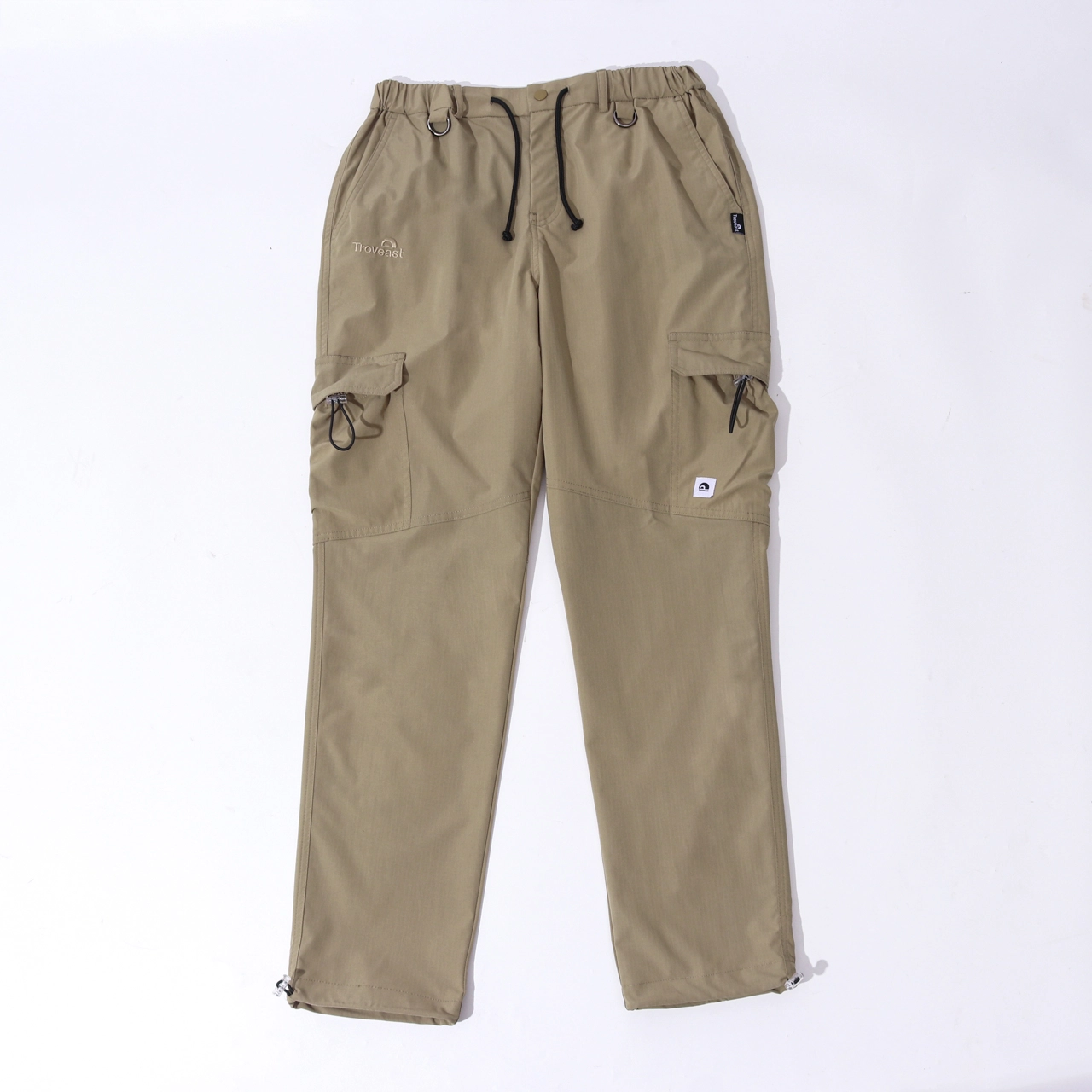 Troveast Celana Panjang Trackpants Daily Cargo Ripstop Stretch Khaki Slim Fit