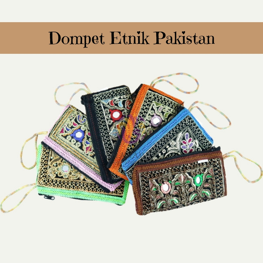  Dompet Etnik  Khas Pakistan Oleh Oleh Haji dan Umroh