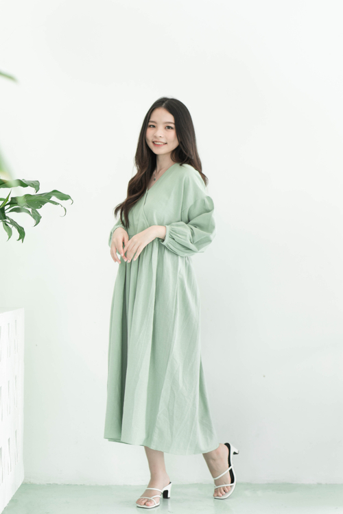 Yuri Dress Sage Green
