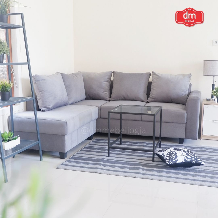 Jual Sofa  Sudut Minimalis  hanya di DM Mebel Jogja  