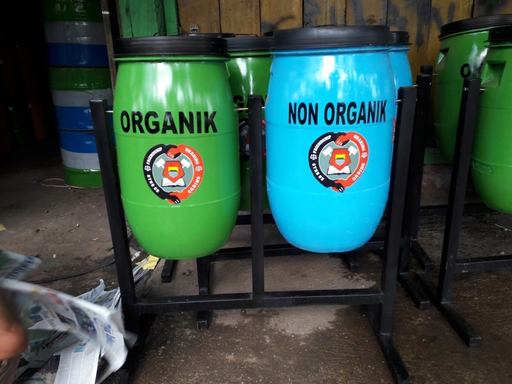 Tong sampah plastik bandung double 30 liter 