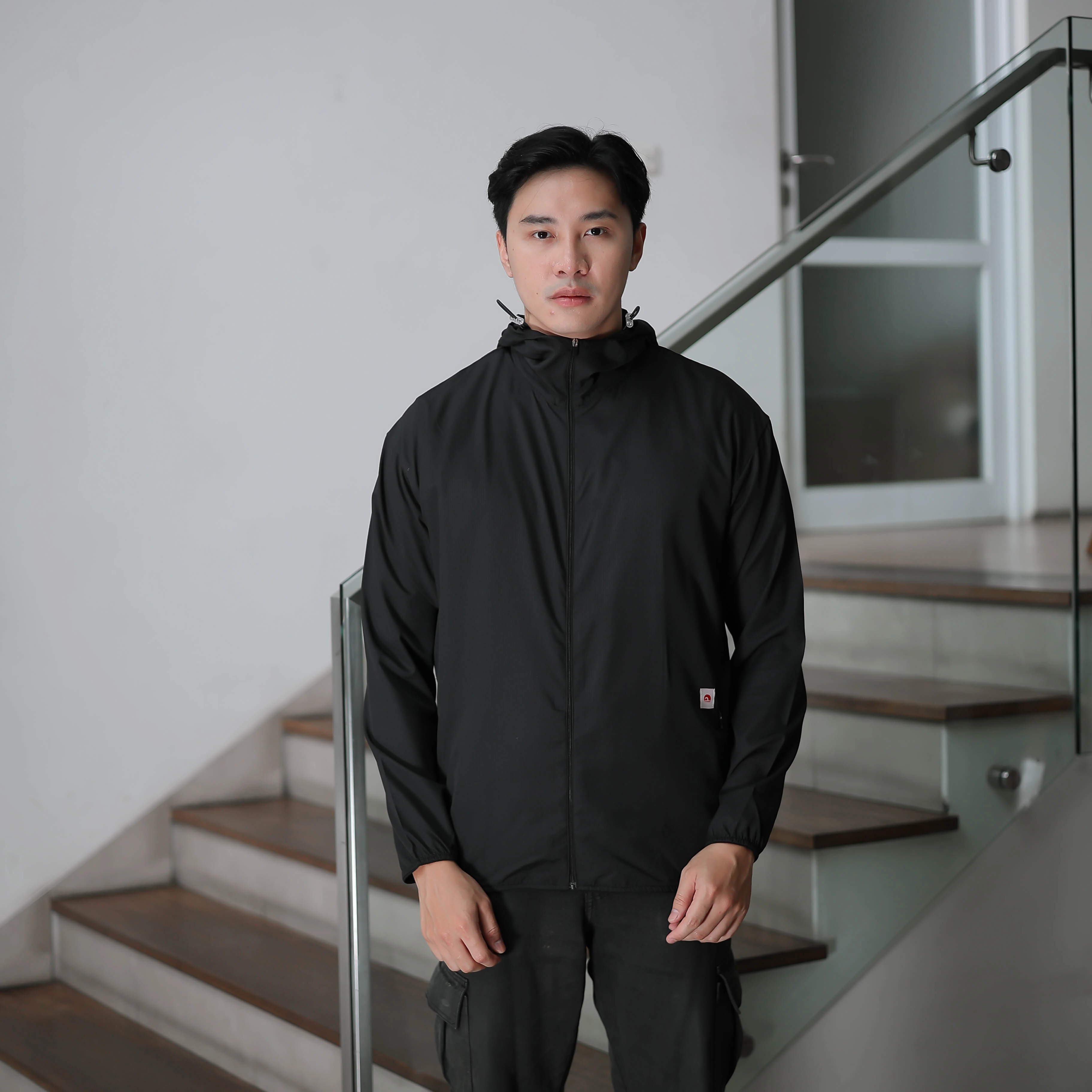 Troveast Cozy Daily Jacket Pocket Series Black