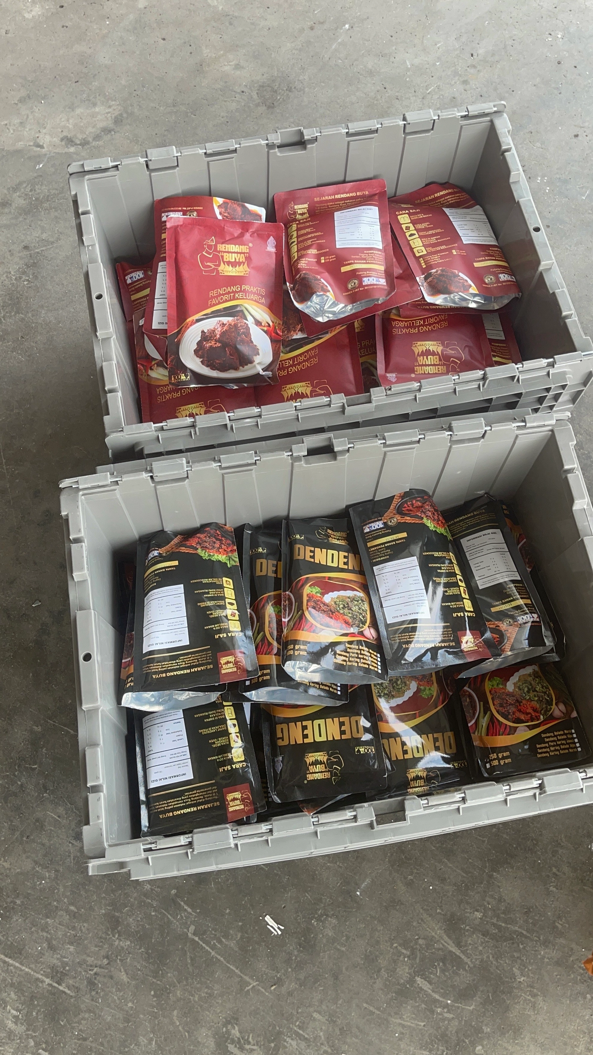 Rendang Buya - Dendeng Balado Merah 1000 gr  siap Saji Halal Asli Padang