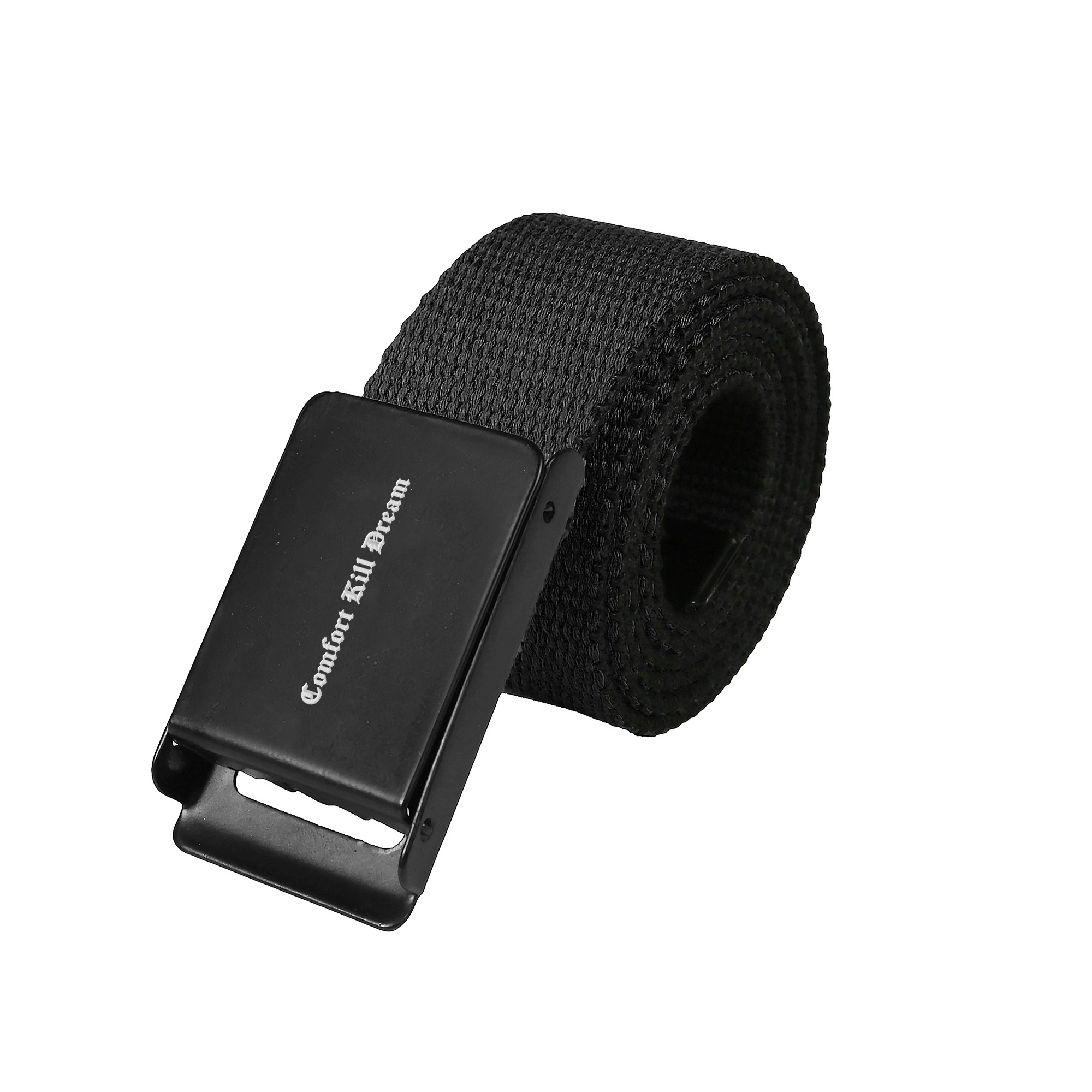 Ikat Pinggang Kanvas Webing Distro Original Langky Belt UDPR COMFERTO Hitam Putih Abu