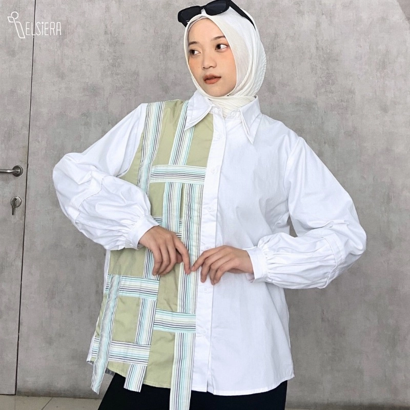 Raima Shirt Mint dan Matcha Vol2