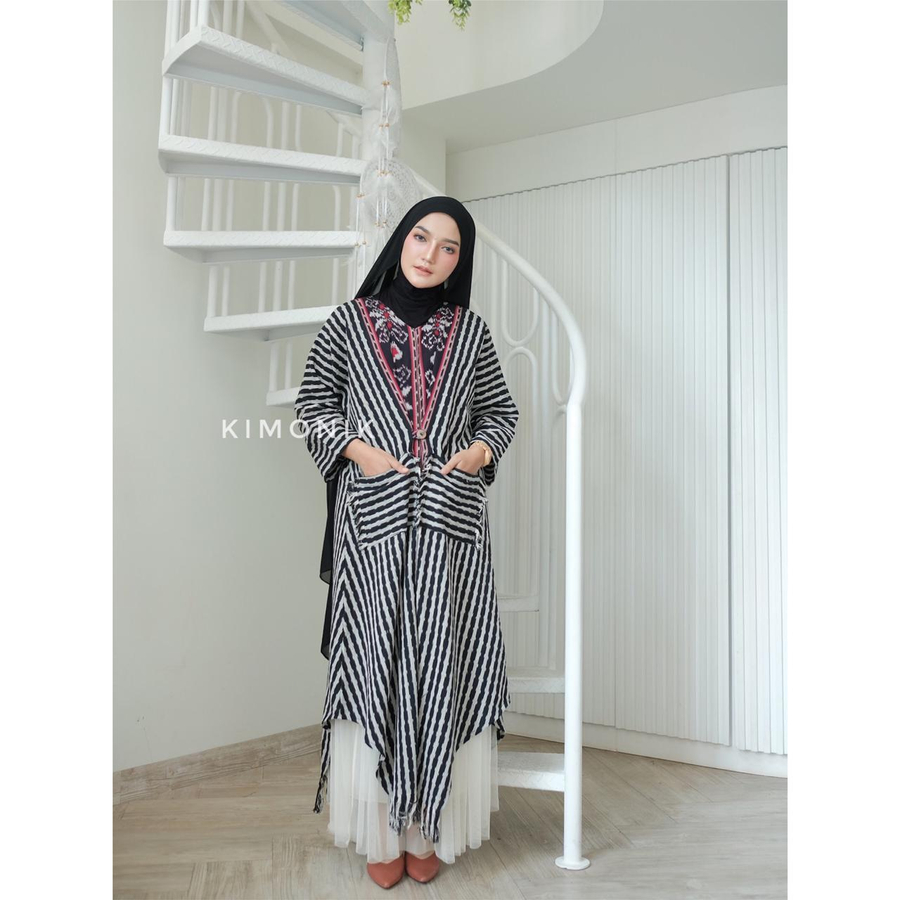 KIRANA DRESS MONOCHROME