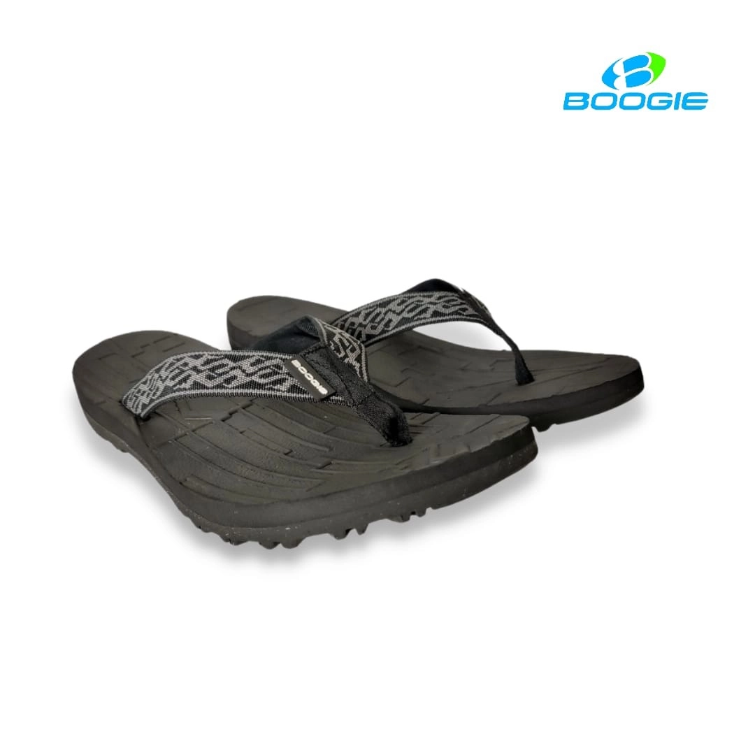 Sandal Jepit Pria - Enggano Boogie Motif Abu 