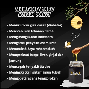 Manfaat Madu Hitam Pahit