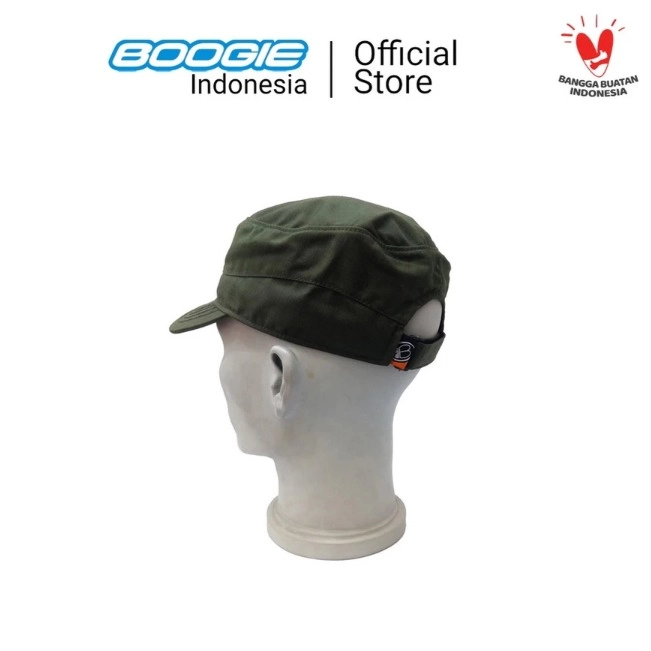 Topi Komando Lipat - Boogie Hijau Army 