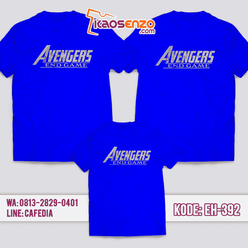 Baju Kaos Couple Keluarga | Kaos Family Superhero Avengers - EH 392