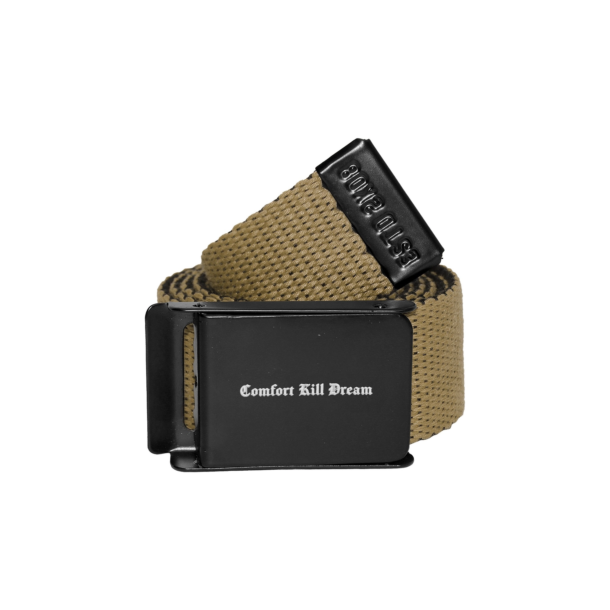 Ikat Pinggang Kanvas Webing Distro Original Langky Belt UDPR COMFERTO Hitam Putih Abu
