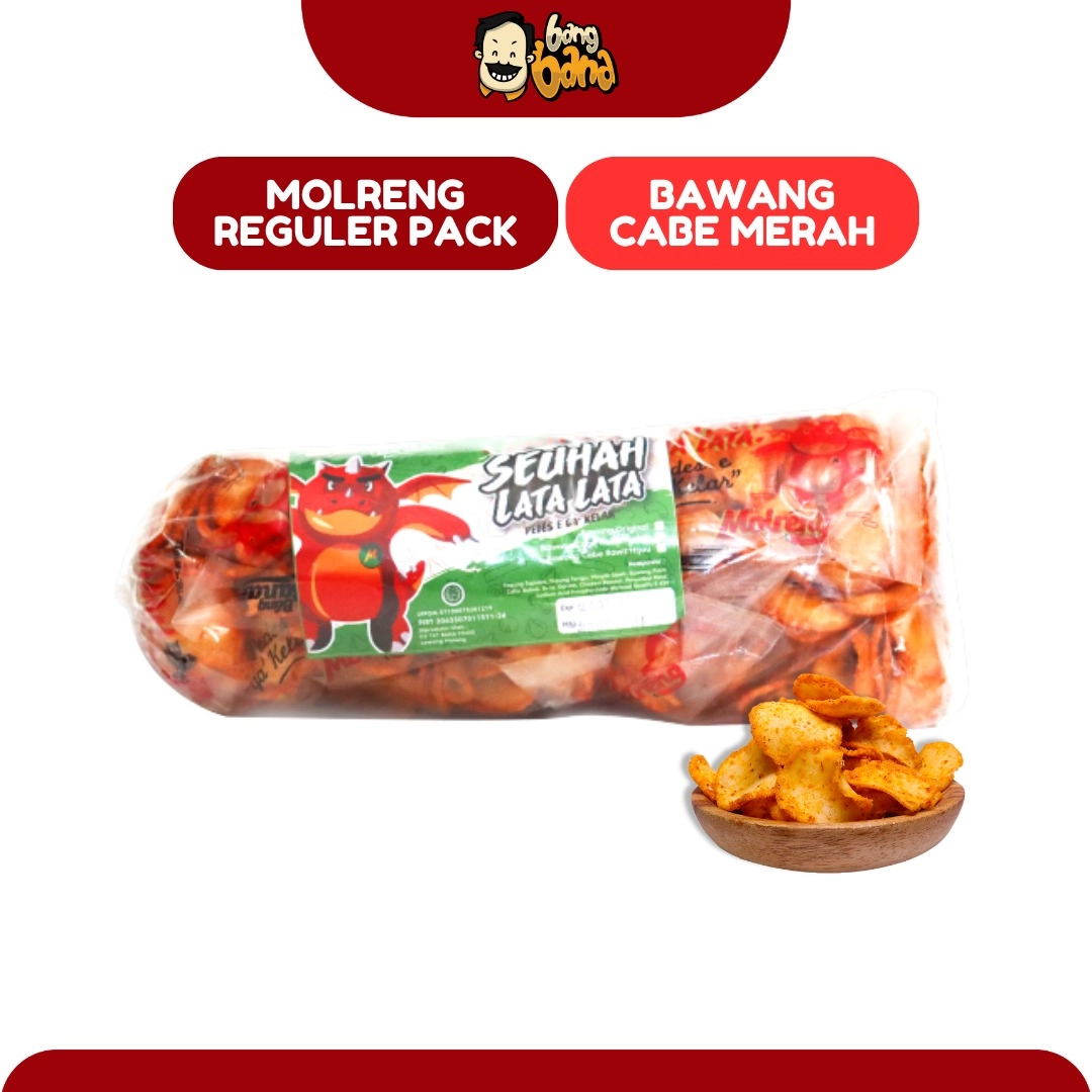 Molreng Seuhahlatalata Rasa Bawang Cabai Merah Kemasan Reguler 1 Pack isi 11 Pcs