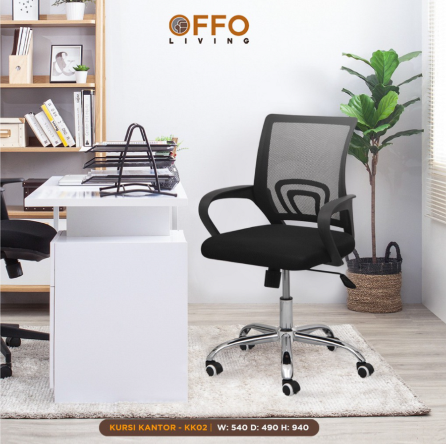 Kursi Kantor Minimalis KK 02 Offo Living Kursi Kantor Minimalis KK 02 Offo Living
