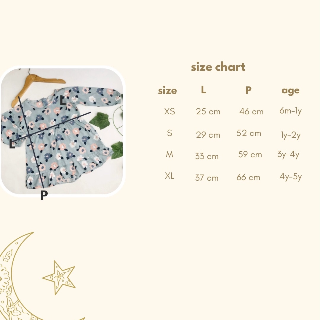 dress anak rayon ramadhan series