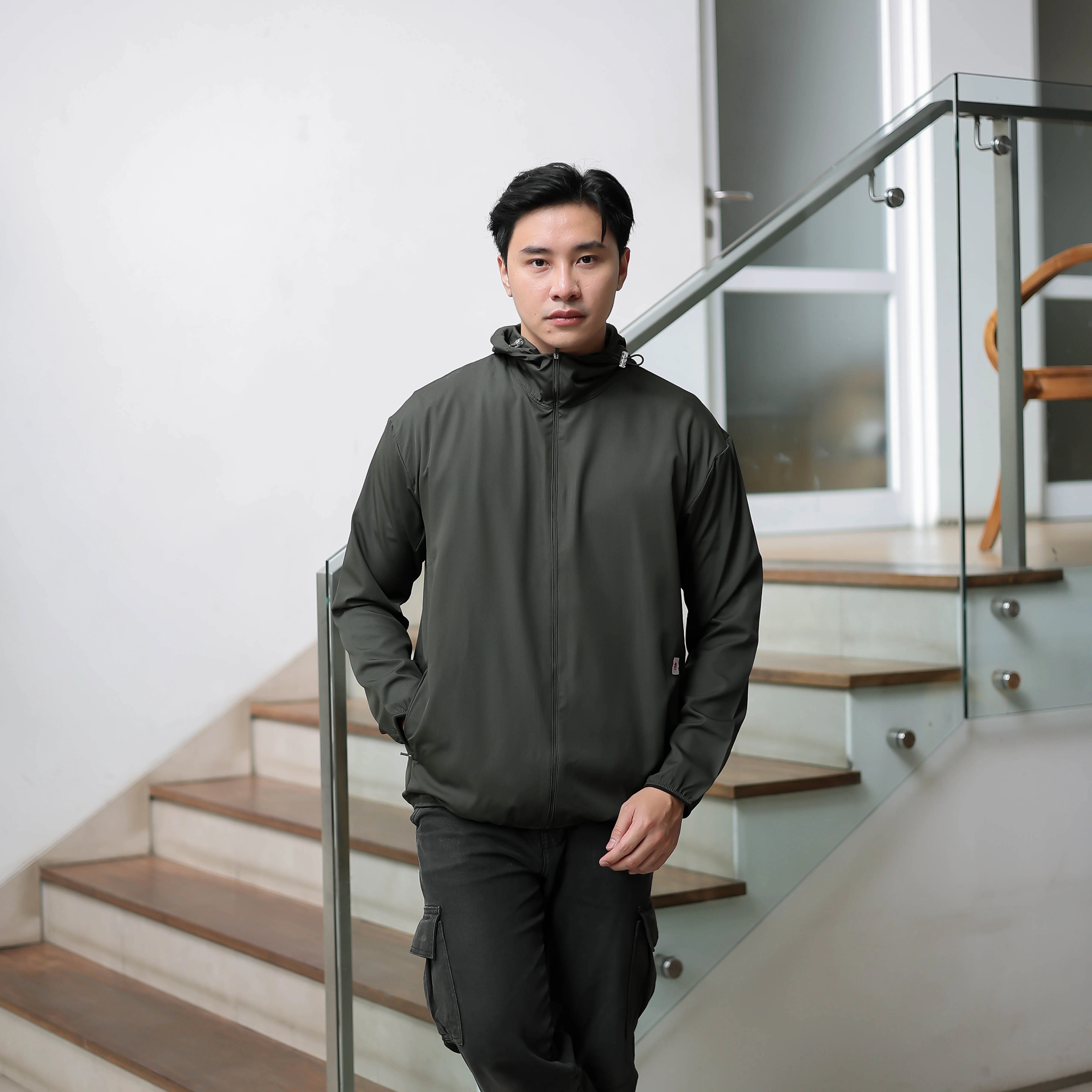 Troveast Cozy Daily Jacket Pocket Series Army