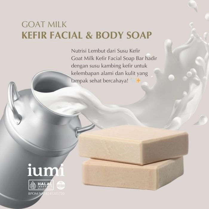 Kefir Facial Bar Soap dari Susu Kefir Kambing Murni