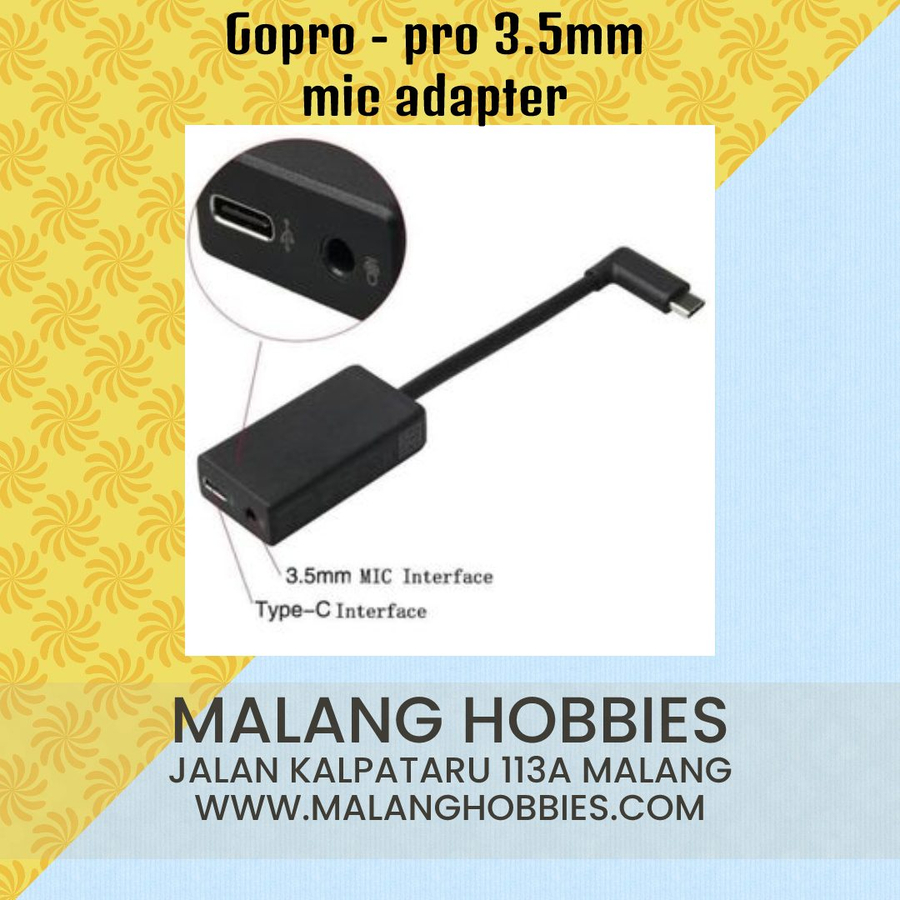 Gopro pro 3.5mm mic adapter Gopro Pro mic 3.5mm adapter for hero series