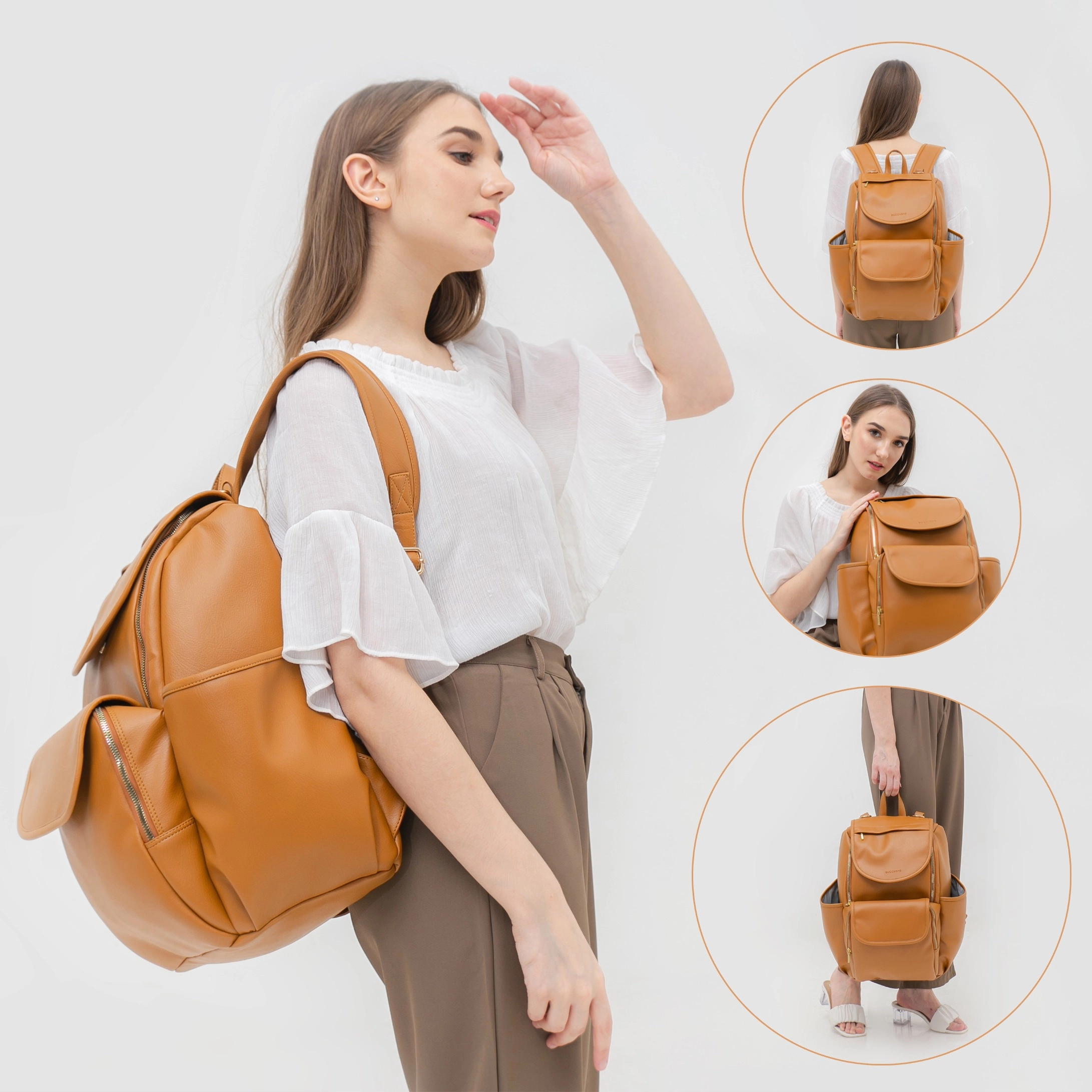 Tas Bayi Ransel backpack diaperbags Caramel Pack 