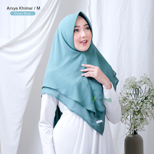 Jual hijab Khimar Arsya bahan Ceruty High Quality