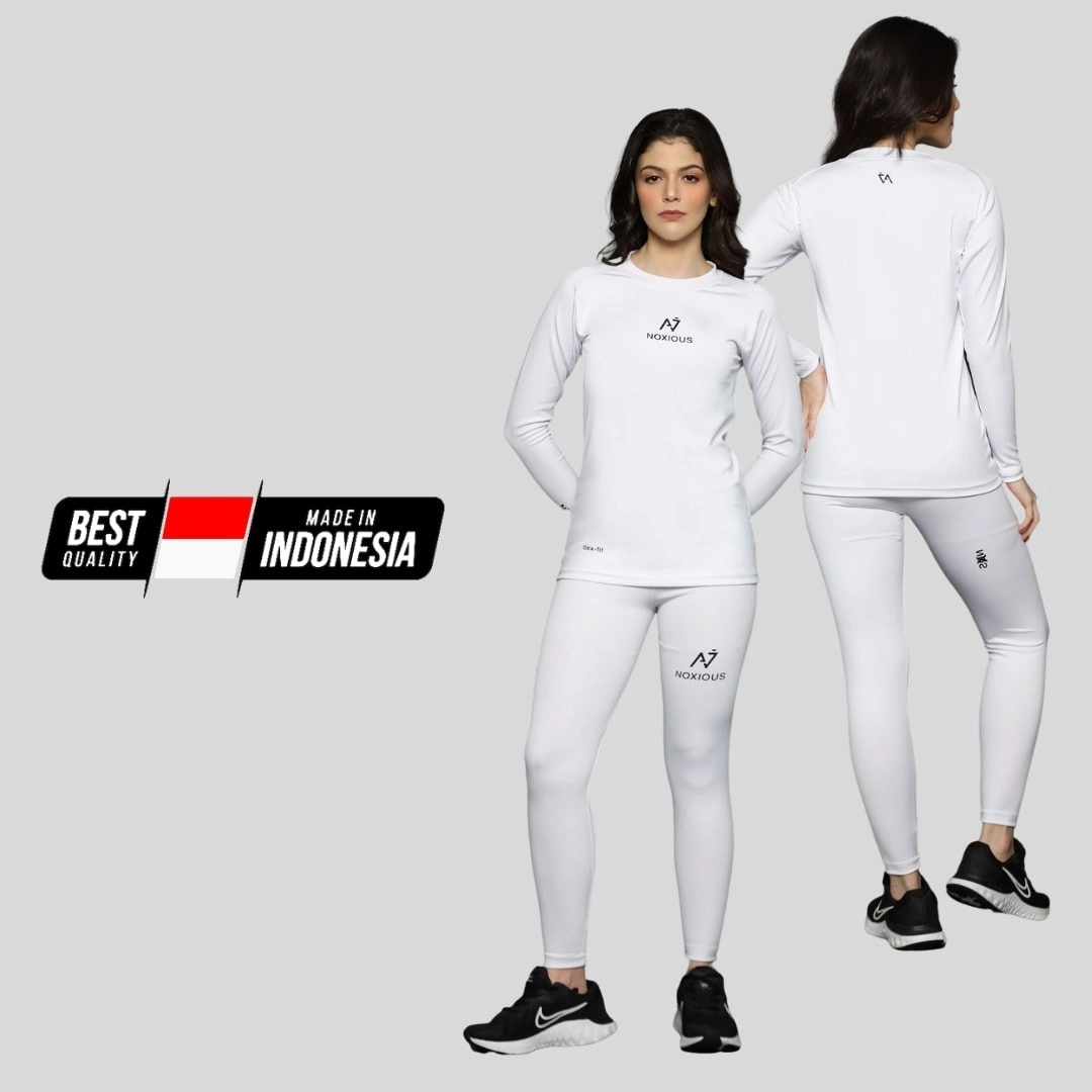 Noxious Setelan Baselayer Manset Legging Wanita
