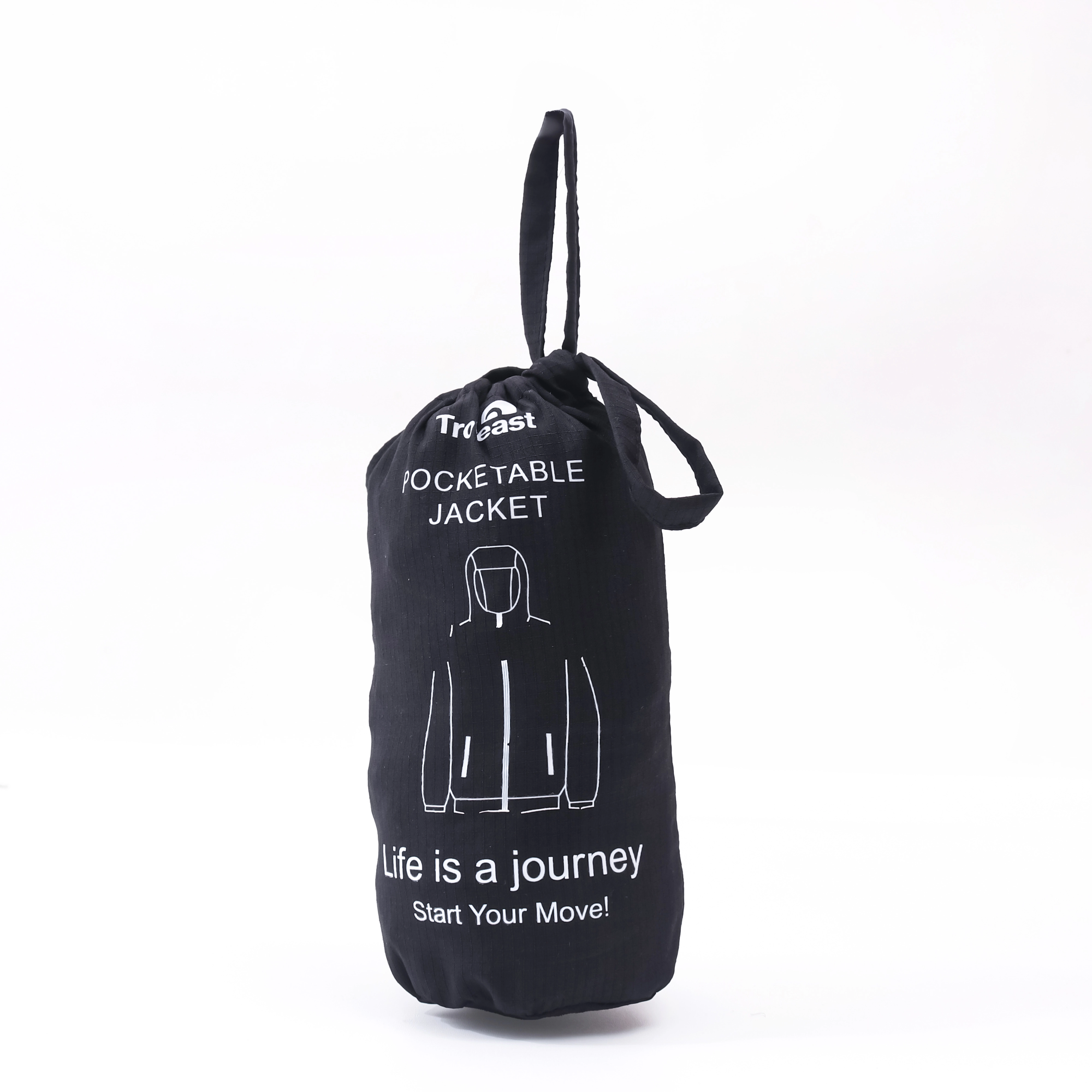 Troveast Cozy Daily Jacket Pocket Series Black