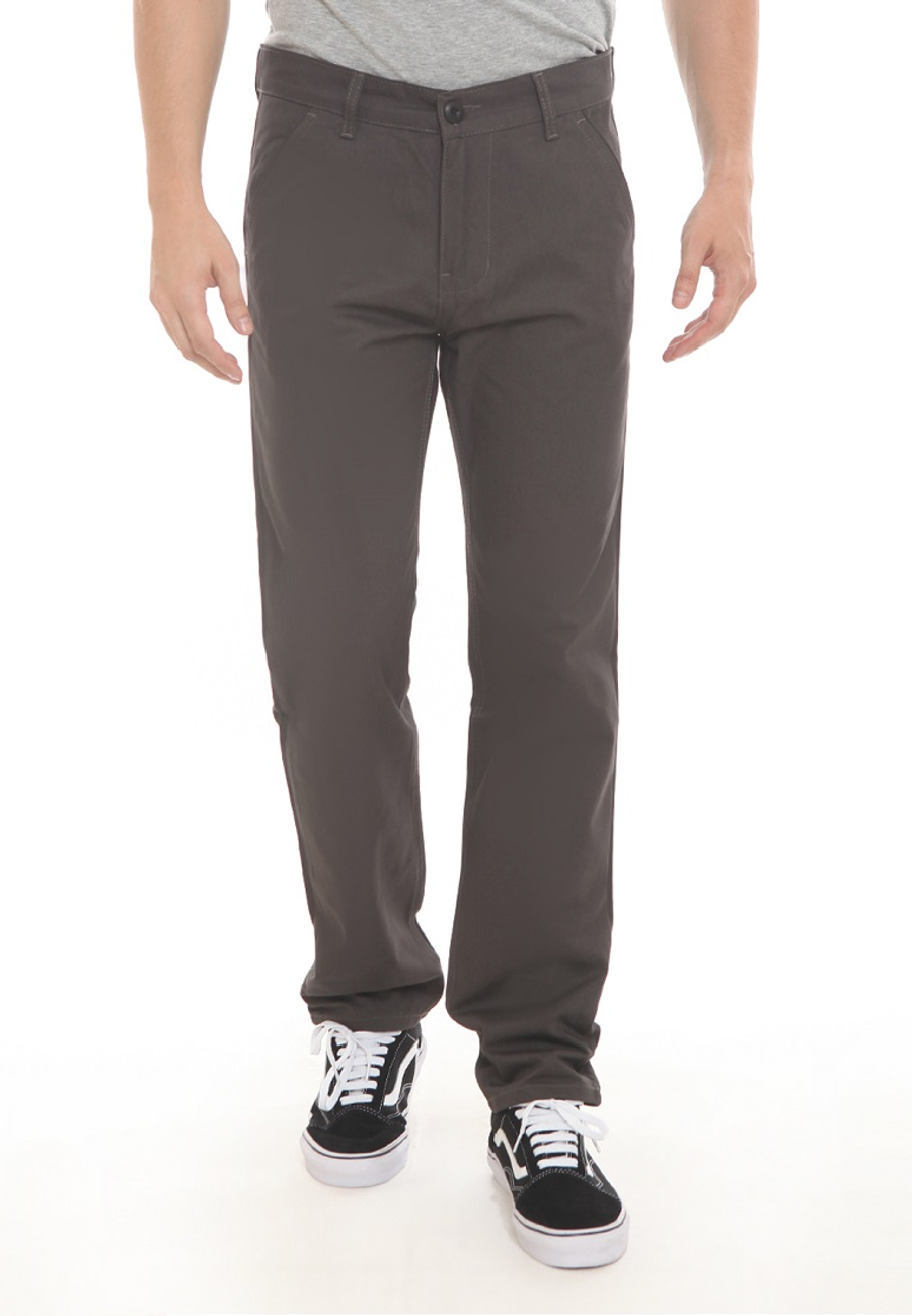 Celana Chino Panjang Abu Tua Hemmeh Celana Chino Panjang Abu Tua Hemmeh