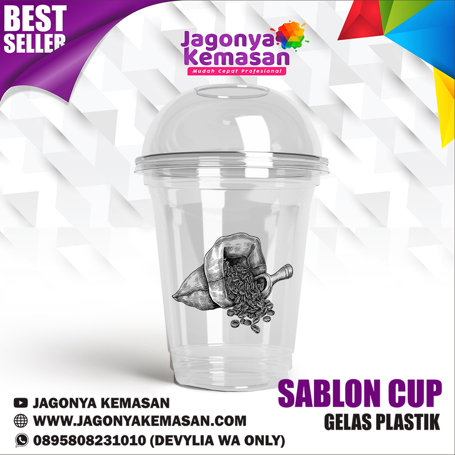 Wa 0895808231010 Sablon  Cup Plastik  Terdekat  Tulungagung